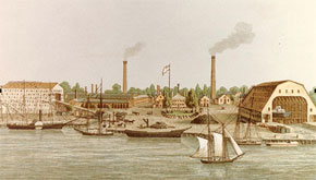 Washington Navy Yard in 1862