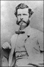 Hunter Davidson resigned his commission as a U.S. Naval officer in April 1861 and received a Confederate Navy commission as First Lieutenant in June. He was an officer on the ironclad Virginia and commanded the CSS Teaser. Here, he is photographed in civilian dress, probably during or soon after the Civil War. Courtesy U.S. Naval Historical Center