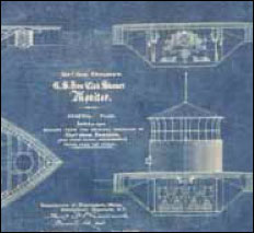 Monitor Blue Print, Courtesy The Mariners' Museum