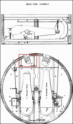 Engraving of hypothetical monitor turret