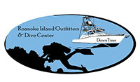 the logo of Roanoke Island Outfitters and Dive Center