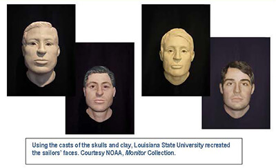 busts and cgi images of sailors