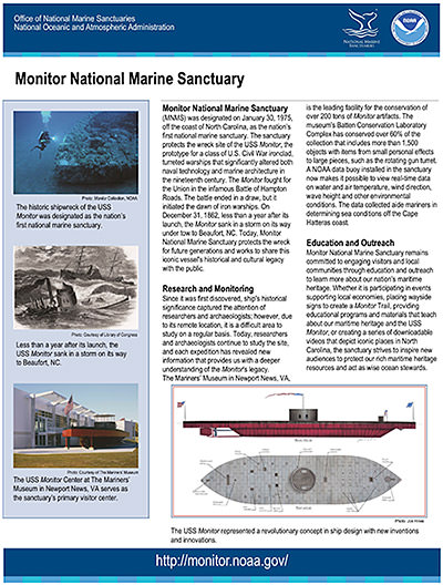 opening page of the monitor fact sheet