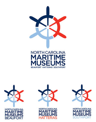 the logo of North Carolina Maritime Museums