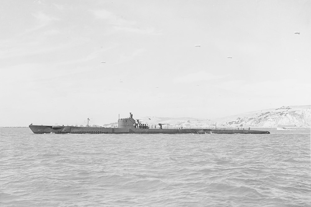 ex-USS Tarpon off the Mare Island Navy Yard, California