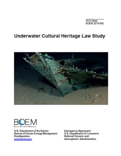 cover of Underwater Cultural Heritage Law Study