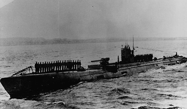 U-117, date and location unknown. Courtesy of Naval History and Heritage Command.