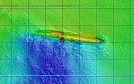 sonar image of U-85