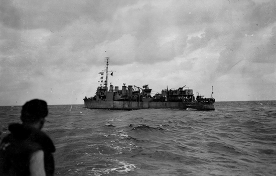 USS Roper at sea