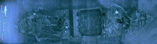 Photomosaic of YP-389 wrecksite